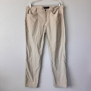 Lohla Sport Golf Pants Straight Leg Lightweight Beige‎ Size 14